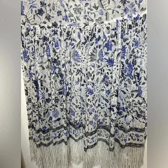 Anthropologie Maeve Canna Sheer Floral Dress - Picture 7 of 10